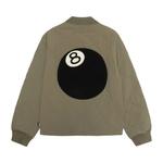 Куртки Stussy 8 Ball Quilted Liner Jacket 'Оливковый' 2