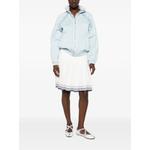 pleated striped-trim mini skirt 2