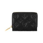 Кошельки Louis Vuitton Lou Wallet 'Black Monogram-Embossed Lambskin' 1