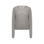 sheer-knit lightweight sweatshirt 1