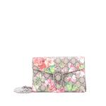 Маленькая сумка через плечо Dionysus Chain Wallet Blooms Print GG Coated Canvas 1