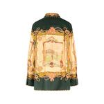 Valiant graphic-print silk shirt 2