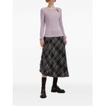 check-pattern asymmetric midi skirt 2