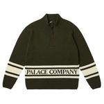 Свитеры Palace x C.P. Company Funnel Neck Knit 'Olive' 1