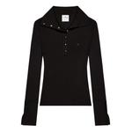Шелковая рубашка поло в рубчик 1