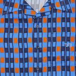 Рубашка на пуговицах Wales Bonner Highlife Bowling Shirt 'Синий' 3