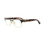 Очки Gucci Square-Frame Metal Optical Frames 'Черный Гавана Прозрачный' 2