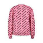 Свитеры Balenciaga Allover Logo Cropped Sweater 'Розовый Черный' 2