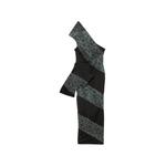 one-shoulder lace-panelled maxi dress 1