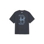 ВИНТАЖНАЯ ФУТБОЛКА С ДЕНИМОПОДОБНЫМ МОНОГРАММНЫМ ПРИНТОМ BIG LUX OVER FIT BOSTON RED SOX 2