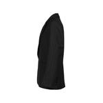 double-breasted pinstripe blazer 3