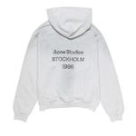 Худи Acne Studios Logo Hooded Sweater 'Бледно-серый меланж' 2