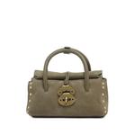 baby Dotta stud-embellished leather tote bag 1