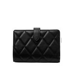 Средний бифолд-кошелек Carey Quilted - Black 3