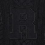 Свитер Supreme Appliqué Cable Knit Sweater 'Black' 3