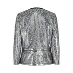 Верхняя одежда Givenchy Animal Print Single Breasted Jacket 'Серебристый' 2
