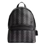 Рюкзак Taylor Backpack Bag In Signature Canvas With Stripes - Black/ Grey CDX88 1