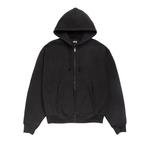 Толстовки на молнии Stussy Cursive Applique Zip Hood 'Black' 1