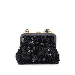 Мини-клатч Bow Frame With Chain Sequin 2