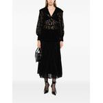 flocked-lace sailor collar shirt 2