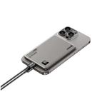 XPower M5K 3-в-1 алюминиевый внешний аккумулятор с цифровым дисплеем 5000mAh PD3.0+магнитная беспроводная зарядка - титановый 1