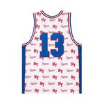 Джерси Supreme x Mitchell & Ness Monogram Jersey 'White' 2