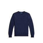 logo-embroidered wool sweater 1