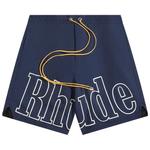 Rhude Logo Шорты 'Темно-синий' 1
