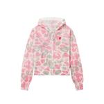 camouflage-print zip-up hoodie 1