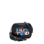 Каркасная сумка через плечо Mini Embroidered Nappa Love Blogger (2016 год) 1