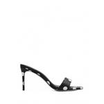 Naomi polka-dot satin sandals 1