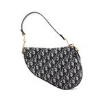 Saddle Handbag with Strap Oblique Canvas Medium shoulder bag 2