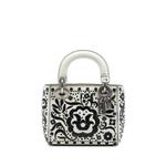 Сумка-сэтчел Mini Calfskin Flower Embroidered Lady Dior (2018 год) 1