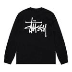 Футболки Stussy Basic Long-Sleeve Tee 'Black' 2