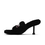 Сандалии Balenciaga Wmns Furry Сандалия 'Черный' 3