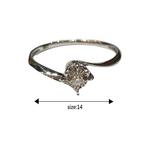 LITZ 18K Белое Золото Кольцо с Бриллиантом DR143 4