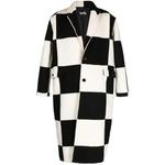 check-pattern wool coat 1