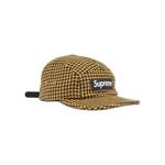 Кепки Supreme Houndstooth Wool Camp Cap 'Yellow' 2