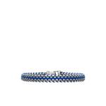 Серебряный браслет Woven Box Chain (10 мм) 1