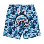 Шорты BAPE ABC Camo Shark Sweatshorts «Blue» 1