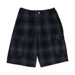 Шорты карго Supreme Shadow Plaid Cargo Short 'Black' 1