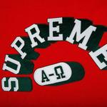 Футболки Supreme Alpha Omega Short-Sleeve Top 'Red' 2
