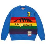 Свитера Supreme x Mitchell & Ness Teams Sweater 'Royal' 1
