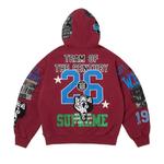 Худи Supreme Warriors Appliqué Zip Up Hooded Sweatshirt 'Cardinal' 2