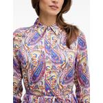 paisley-print belted mini dress 4