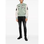 logo-appliqué varsity jacket 2