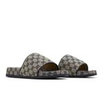 Слайды Gucci GG Slide Sandal 'Beige Blue Monogram' 8