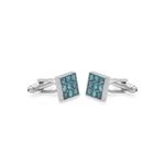 Запонка Isla Turquoise Diamonte 2