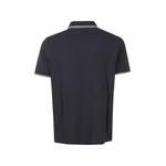2200010 organic cotton piqué with stretch slim-fit short-sleeve polo with Compass patch 2