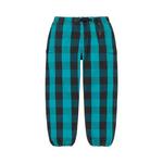 Низ Supreme Belted Trail Pant 'Teal Plaid' 1